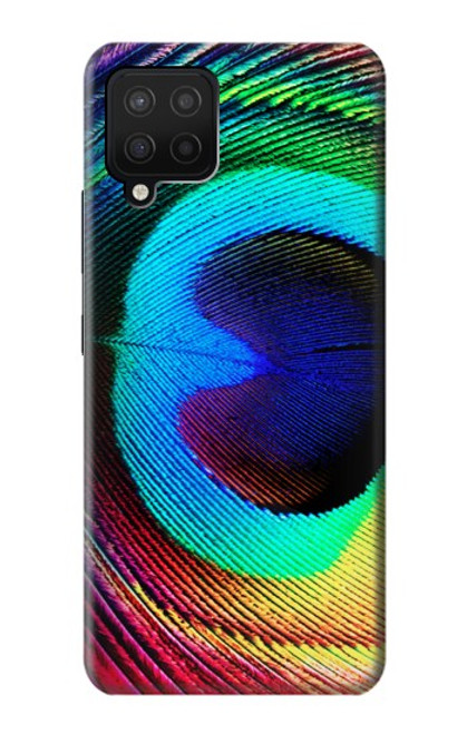 W0511 Peacock Hard Case and Leather Flip Case For Samsung Galaxy A12