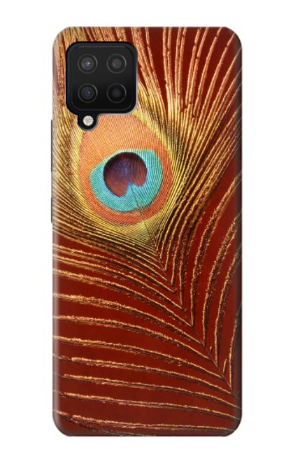 W0512 Peacock Hard Case and Leather Flip Case For Samsung Galaxy A12