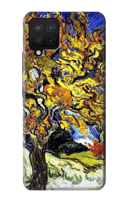 W0902 Mulberry Tree Van Gogh Hard Case and Leather Flip Case For Samsung Galaxy A12