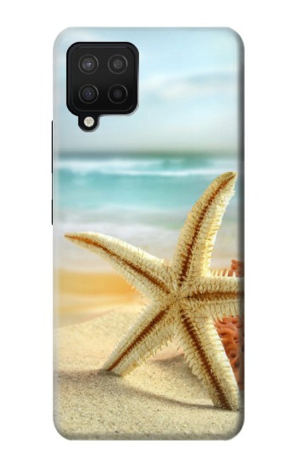 W1117 Starfish on the Beach Hard Case and Leather Flip Case For Samsung Galaxy A12