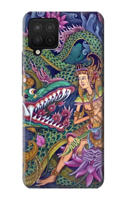 W1240 Bali Painting Hard Case and Leather Flip Case For Samsung Galaxy A12