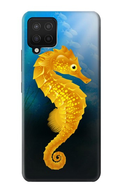 W2444 Seahorse Underwater World Hard Case and Leather Flip Case For Samsung Galaxy A12