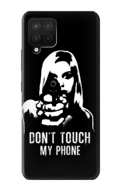 W2518 Do Not Touch My Phone Hard Case and Leather Flip Case For Samsung Galaxy A12