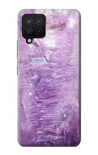 W2690 Amethyst Crystals Graphic Printed Hard Case and Leather Flip Case For Samsung Galaxy A12