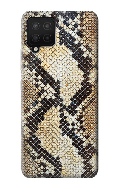 W2703 Snake Skin Texture Graphic Printed Hard Case and Leather Flip Case For Samsung Galaxy A12