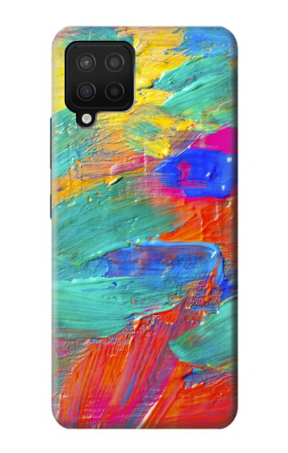 W2942 Brush Stroke Painting Hard Case and Leather Flip Case For Samsung Galaxy A12