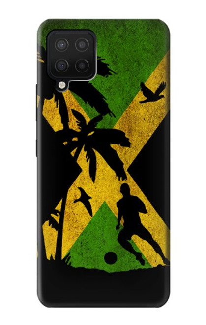 W2975 Jamaica Football Soccer Hard Case and Leather Flip Case For Samsung Galaxy A12