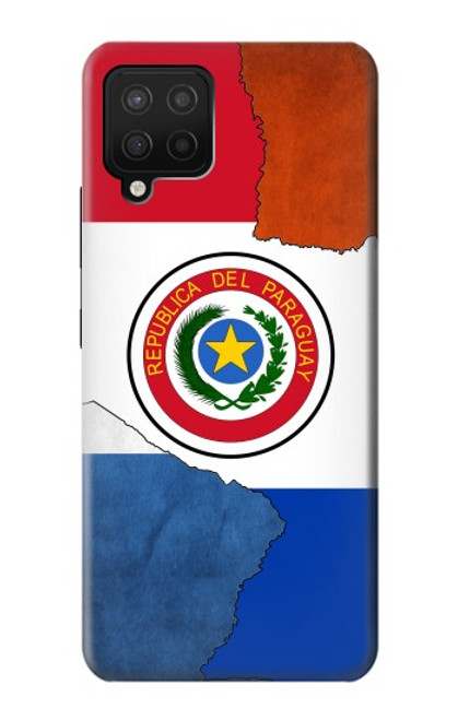 W3017 Paraguay Flag Hard Case and Leather Flip Case For Samsung Galaxy A12