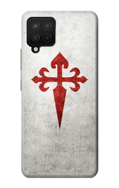 W3200 Order of Santiago Cross of Saint James Hard Case and Leather Flip Case For Samsung Galaxy A12