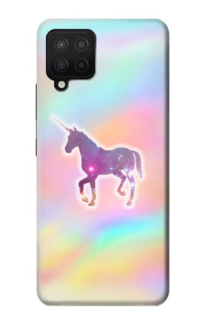 W3203 Rainbow Unicorn Hard Case and Leather Flip Case For Samsung Galaxy A12