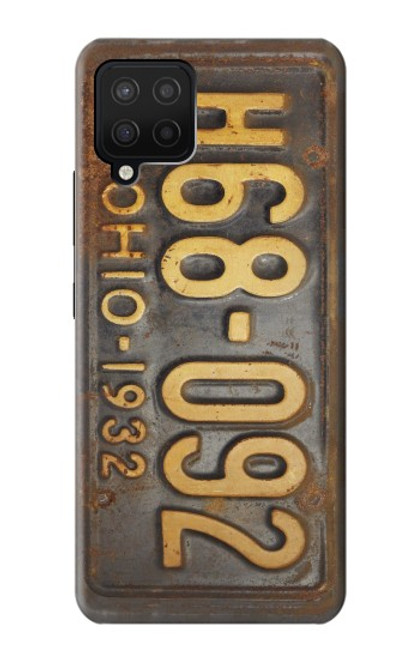 W3228 Vintage Car License Plate Hard Case and Leather Flip Case For Samsung Galaxy A12