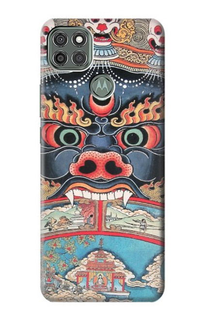 W0572 Tibet Art Hard Case and Leather Flip Case For Motorola Moto G9 Power