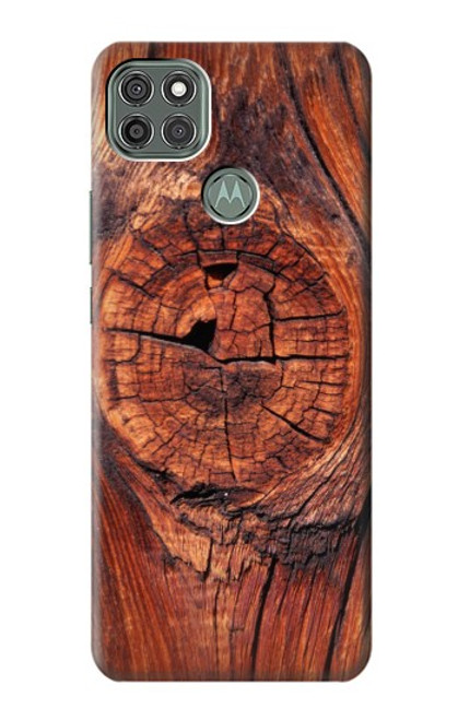 W0603 Wood Graphic Printed Hard Case and Leather Flip Case For Motorola Moto G9 Power