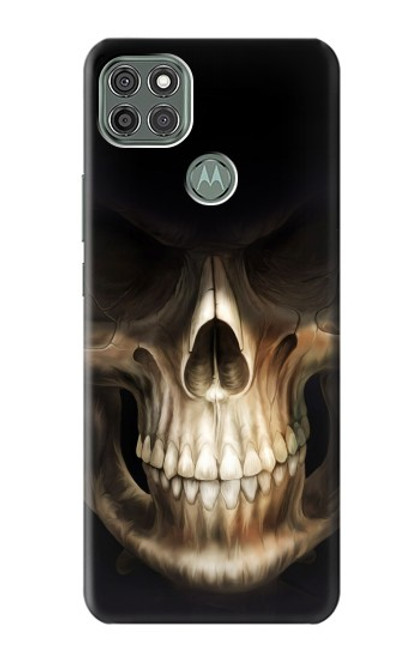 W1107 Skull Face Grim Reaper Hard Case and Leather Flip Case For Motorola Moto G9 Power