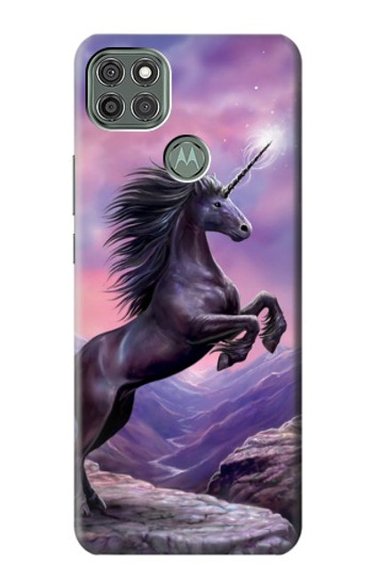 W1461 Unicorn Fantasy Horse Hard Case and Leather Flip Case For Motorola Moto G9 Power