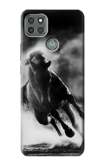 W1860 Running Horse Hard Case and Leather Flip Case For Motorola Moto G9 Power