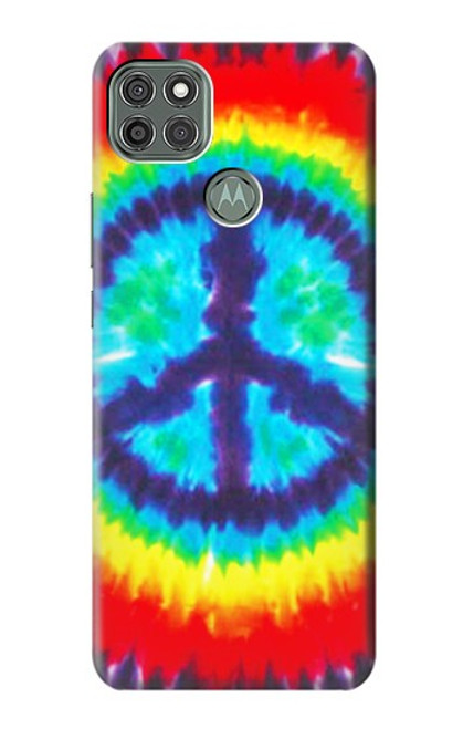 W1870 Tie Dye Peace Hard Case and Leather Flip Case For Motorola Moto G9 Power