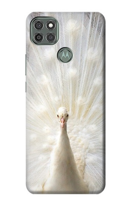 W1980 White Peacock Hard Case and Leather Flip Case For Motorola Moto G9 Power