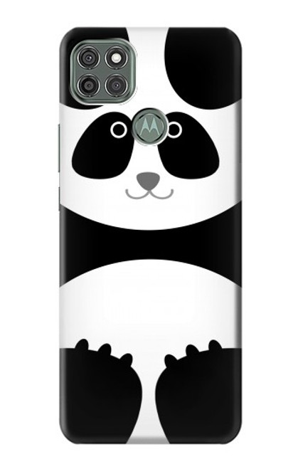 W2085 Panda Minimalist Hard Case and Leather Flip Case For Motorola Moto G9 Power