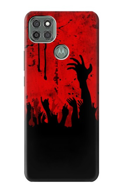 W2458 Zombie Hands Hard Case and Leather Flip Case For Motorola Moto G9 Power