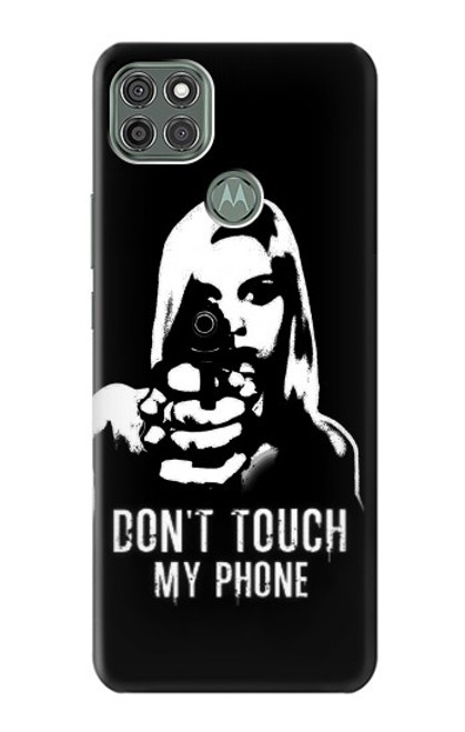 W2518 Do Not Touch My Phone Hard Case and Leather Flip Case For Motorola Moto G9 Power