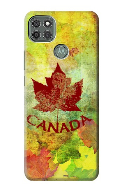 W2523 Canada Autumn Maple Leaf Hard Case and Leather Flip Case For Motorola Moto G9 Power