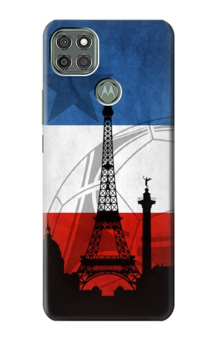 W2980 France Football Soccer Hard Case and Leather Flip Case For Motorola Moto G9 Power