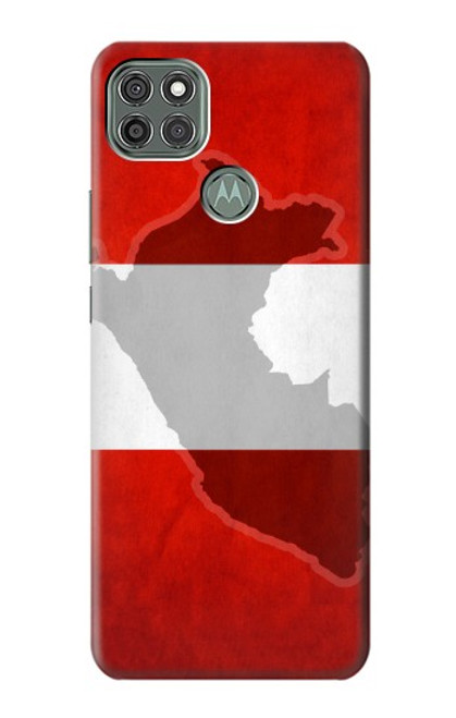 W3018 Peru Flag Hard Case and Leather Flip Case For Motorola Moto G9 Power