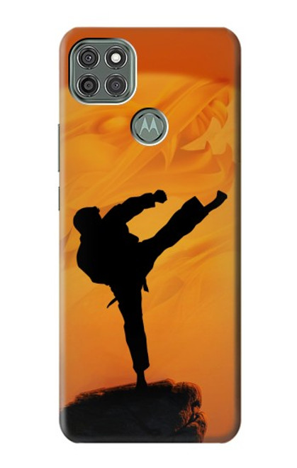 W3024 Kung Fu Karate Fighter Hard Case and Leather Flip Case For Motorola Moto G9 Power