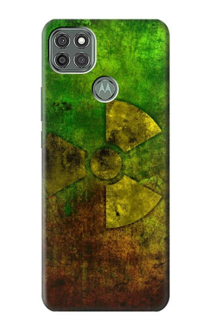 W3202 Radioactive Nuclear Hazard Symbol Hard Case and Leather Flip Case For Motorola Moto G9 Power