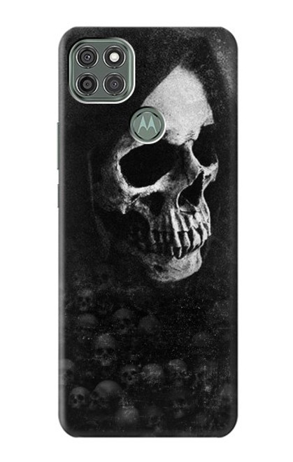 W3333 Death Skull Grim Reaper Hard Case and Leather Flip Case For Motorola Moto G9 Power