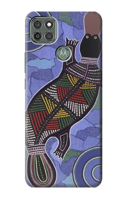 W3387 Platypus Australian Aboriginal Art Hard Case and Leather Flip Case For Motorola Moto G9 Power