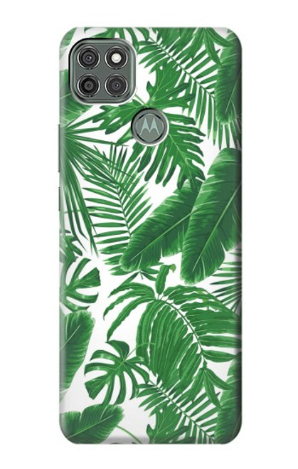 W3457 Paper Palm Monstera Hard Case and Leather Flip Case For Motorola Moto G9 Power