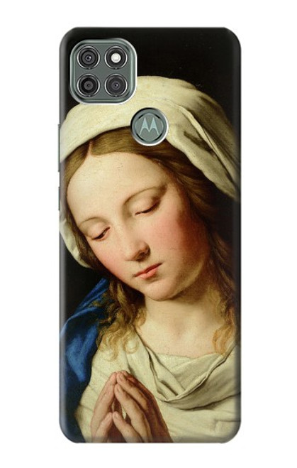 W3476 Virgin Mary Prayer Hard Case and Leather Flip Case For Motorola Moto G9 Power