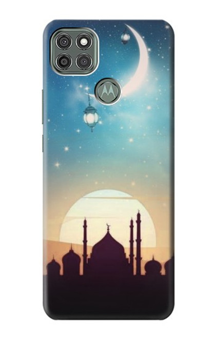 W3502 Islamic Sunset Hard Case and Leather Flip Case For Motorola Moto G9 Power