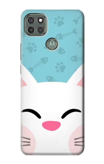 W3542 Cute Cat Cartoon Hard Case and Leather Flip Case For Motorola Moto G9 Power