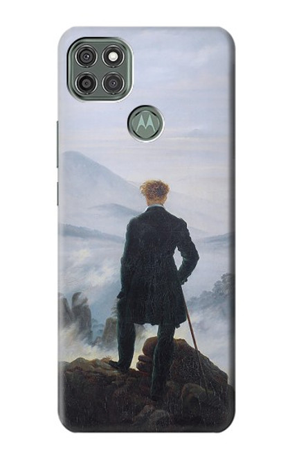 W3789 Wanderer above the Sea of Fog Hard Case and Leather Flip Case For Motorola Moto G9 Power