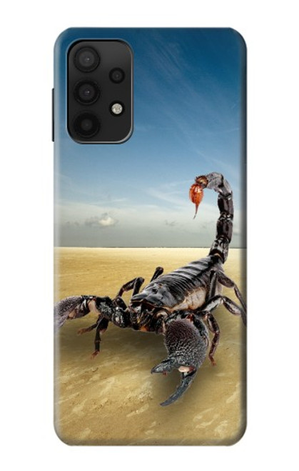 W0150 Desert Scorpion Hard Case and Leather Flip Case For Samsung Galaxy A32 5G