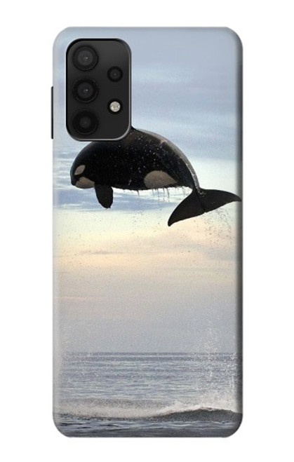 W1349 Killer whale Orca Hard Case and Leather Flip Case For Samsung Galaxy A32 5G