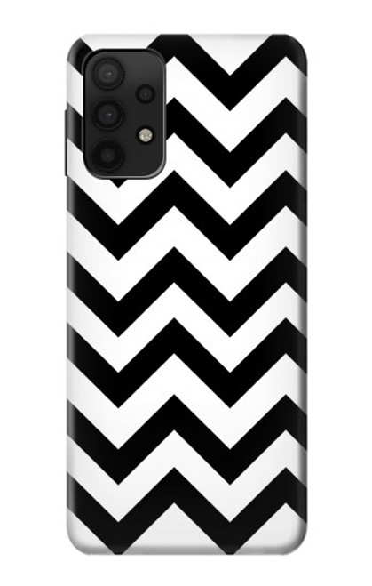 W1613 Chevron Zigzag Hard Case and Leather Flip Case For Samsung Galaxy A32 5G