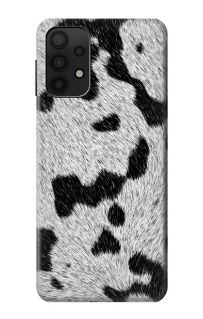 W2170 Cow Fur Texture Graphic Printed Hard Case and Leather Flip Case For Samsung Galaxy A32 5G