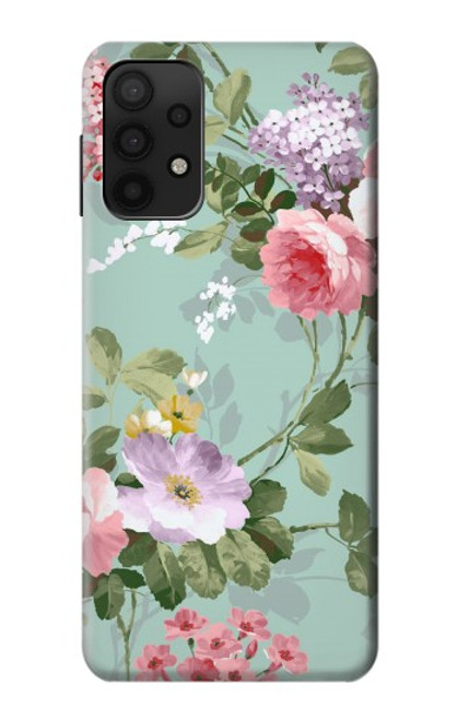 W2178 Flower Floral Art Painting Hard Case and Leather Flip Case For Samsung Galaxy A32 5G