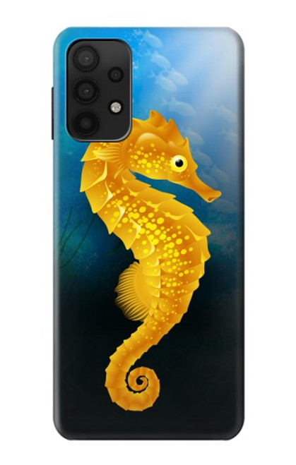 W2444 Seahorse Underwater World Hard Case and Leather Flip Case For Samsung Galaxy A32 5G