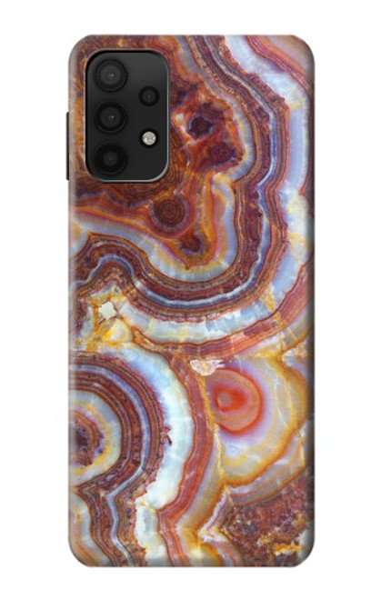 W3034 Colored Marble Texture Printed Hard Case and Leather Flip Case For Samsung Galaxy A32 5G