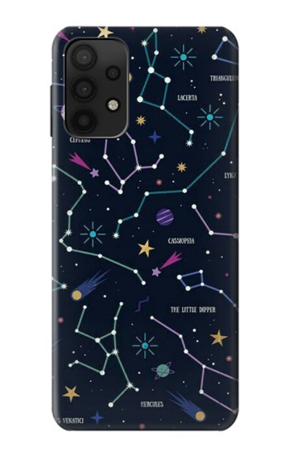 W3220 Star Map Zodiac Constellations Hard Case and Leather Flip Case For Samsung Galaxy A32 5G