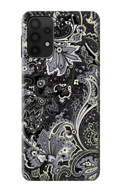 W3251 Batik Flower Pattern Hard Case and Leather Flip Case For Samsung Galaxy A32 5G