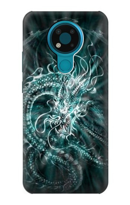 W1006 Digital Chinese Dragon Hard Case and Leather Flip Case For Nokia 3.4