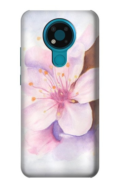 W1415 Sakura Blossom Art Hard Case and Leather Flip Case For Nokia 3.4