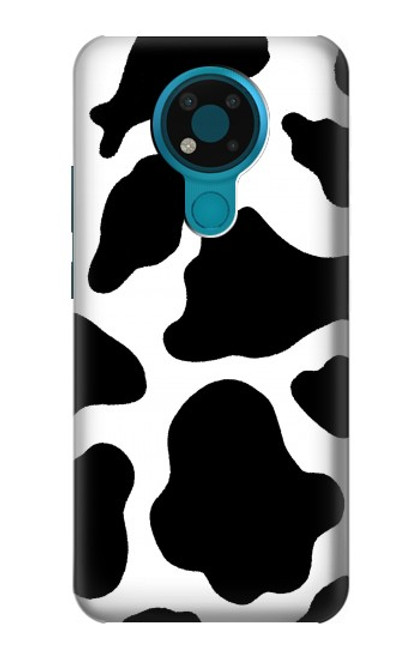 W2096 Seamless Cow Pattern Hard Case and Leather Flip Case For Nokia 3.4