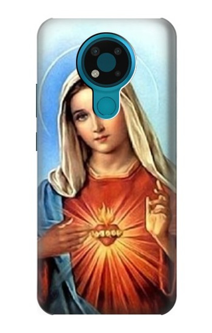 W2420 The Virgin Mary Santa Maria Hard Case and Leather Flip Case For Nokia 3.4